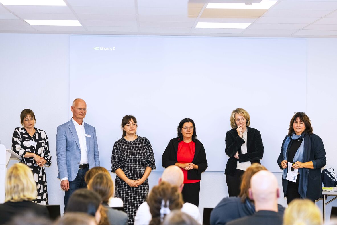 Referent:innen während der Podiumsdiskussion